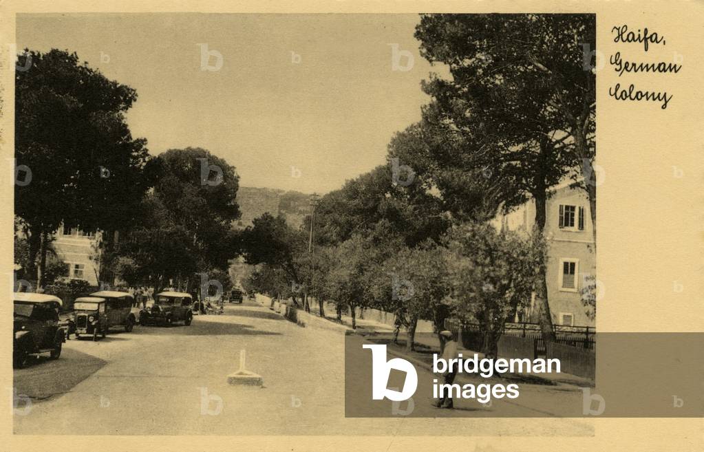German colony in Haifa, Palestine (now Israel), 1920s - 1930s