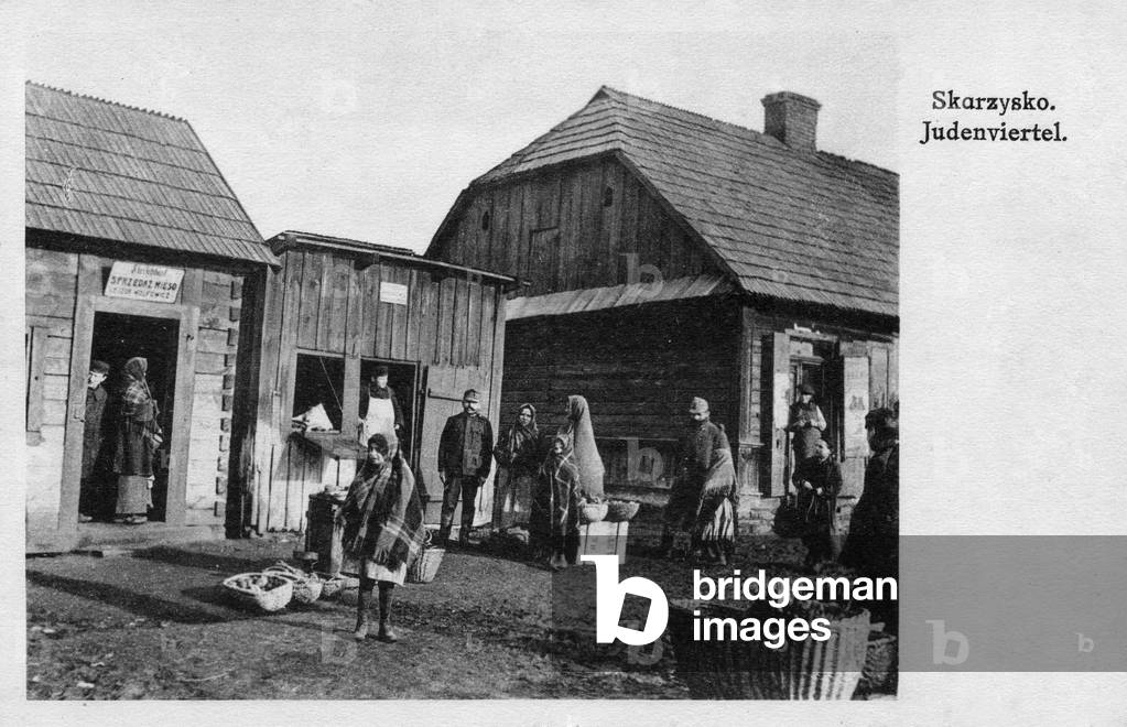 Jewish Quarter of Skarzysko, Poland, c.1916-17 (print)