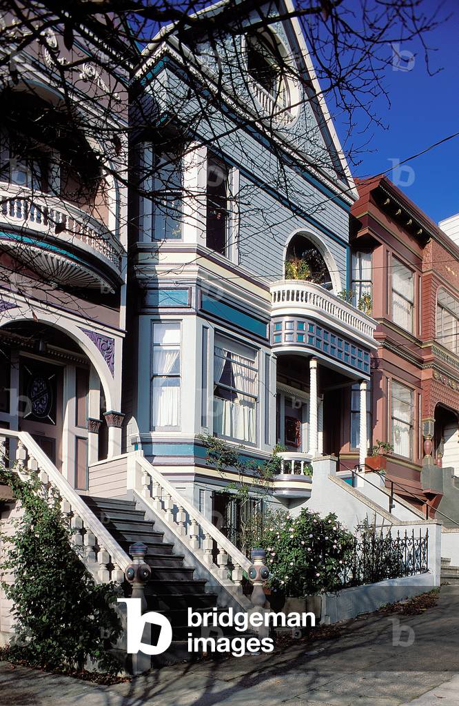 Victorian Houses of San Francisco, Topographic Views, c.1999 (photo)