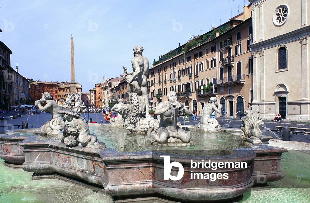 Piazza Navona: Topographic Views, 1994 (photo)