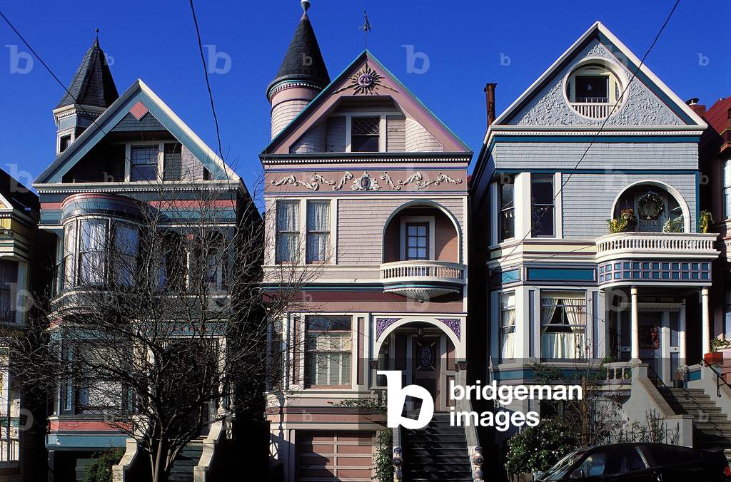 Victorian Houses of San Francisco, Topographic Views, c.1999 (photo)