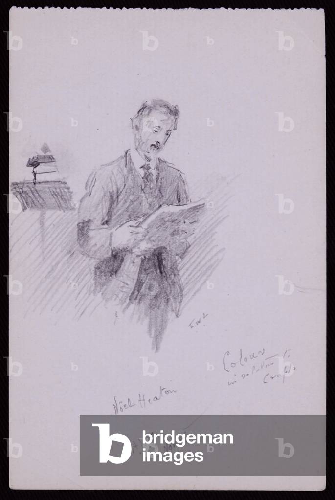 Portrait of Noel Heaton, 1926 (pencil on paper)