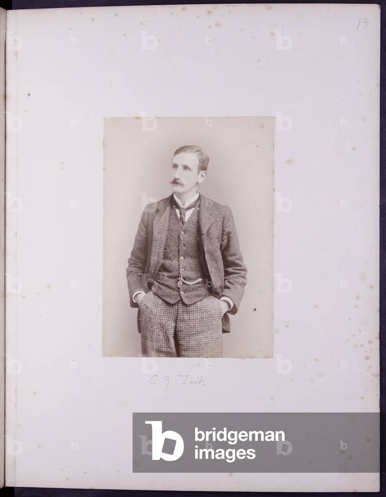 Portrait of CJ Tait, c.1900 (b/w photo)