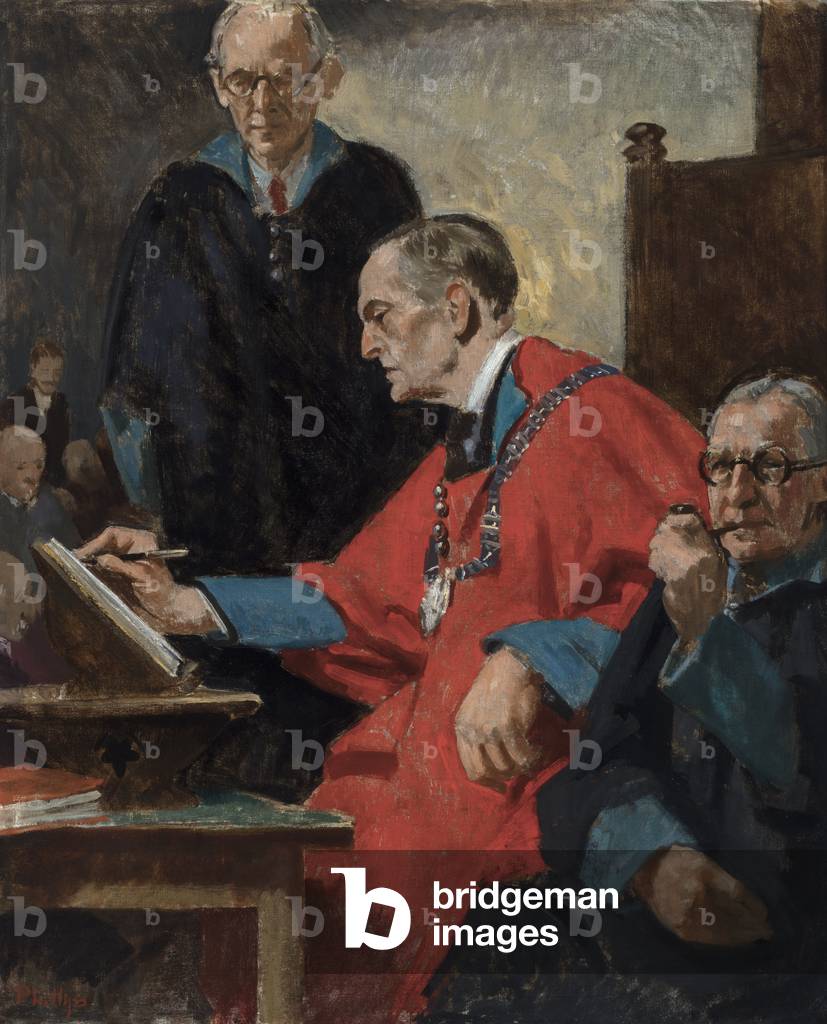 Portrait of Darcy Braddell, c.1949 (oil on canvas)