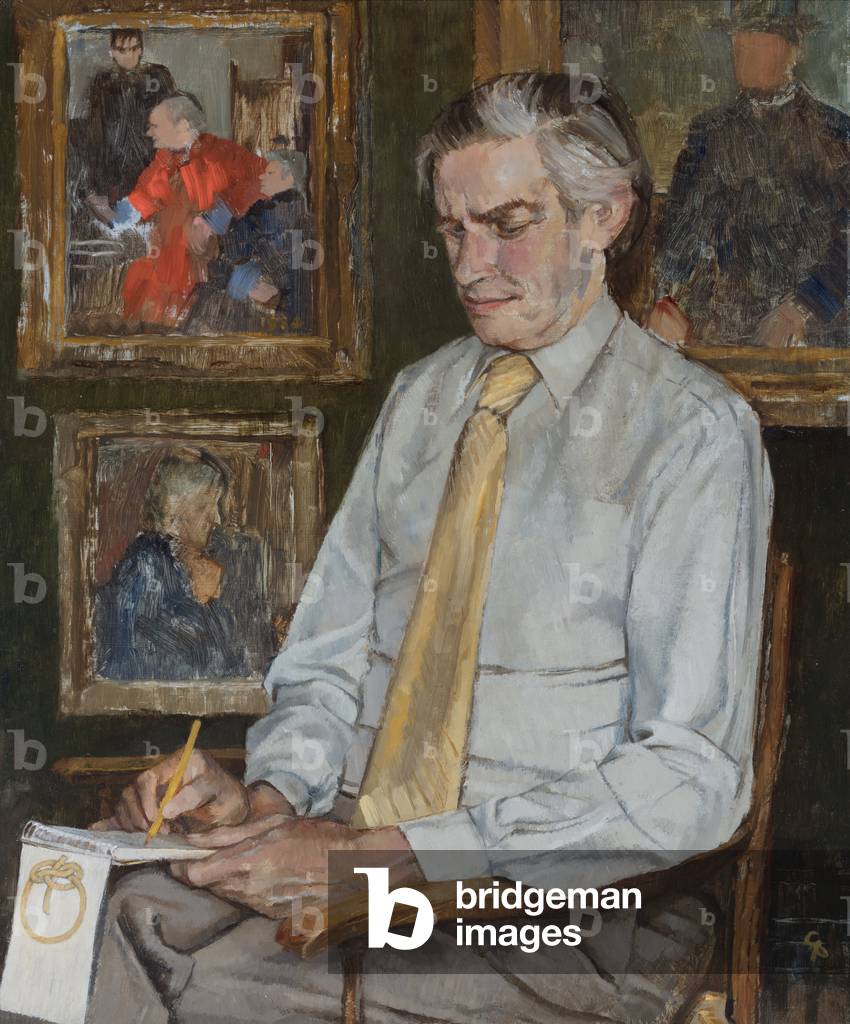 Desmond Mandeville, Secretary of The Art Workers' Guild from 1977-84 (oil on canvas)