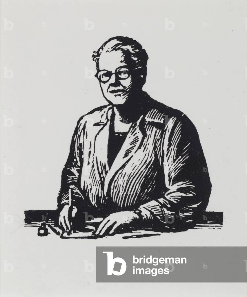 Self Portrait (woodcut)