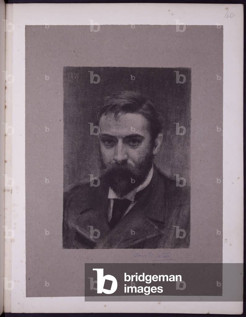 Portrait of TR Way, c.1900 (b/w photo)