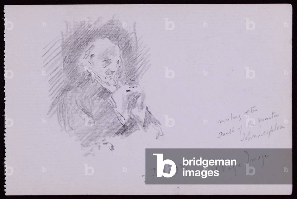 Portrait of Selwyn Image, 1927 (pencil on paper)