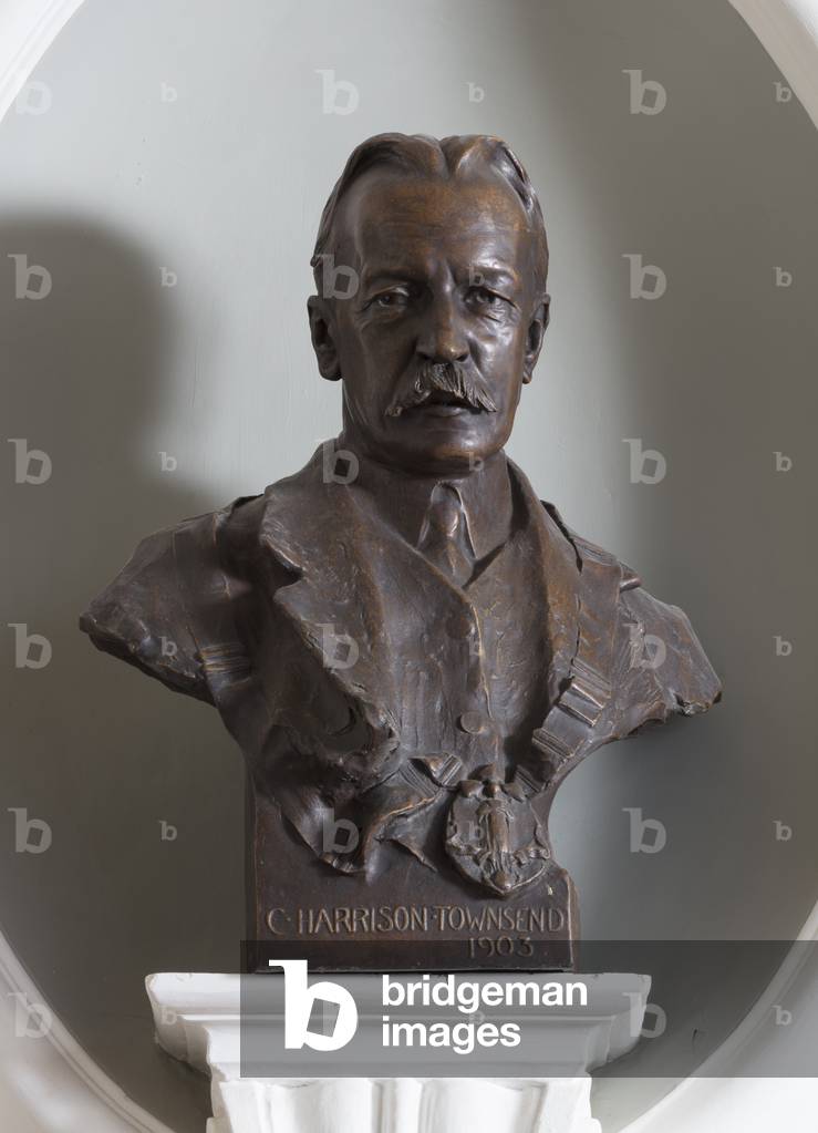 Sculpture of Charles Harrison Townsend, 1903 (bronze)