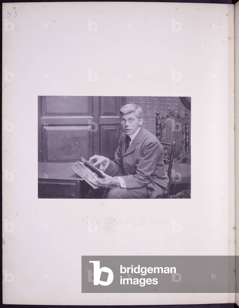 Portrait of Cecil Claude Brewer, c.1900 (b/w photo)