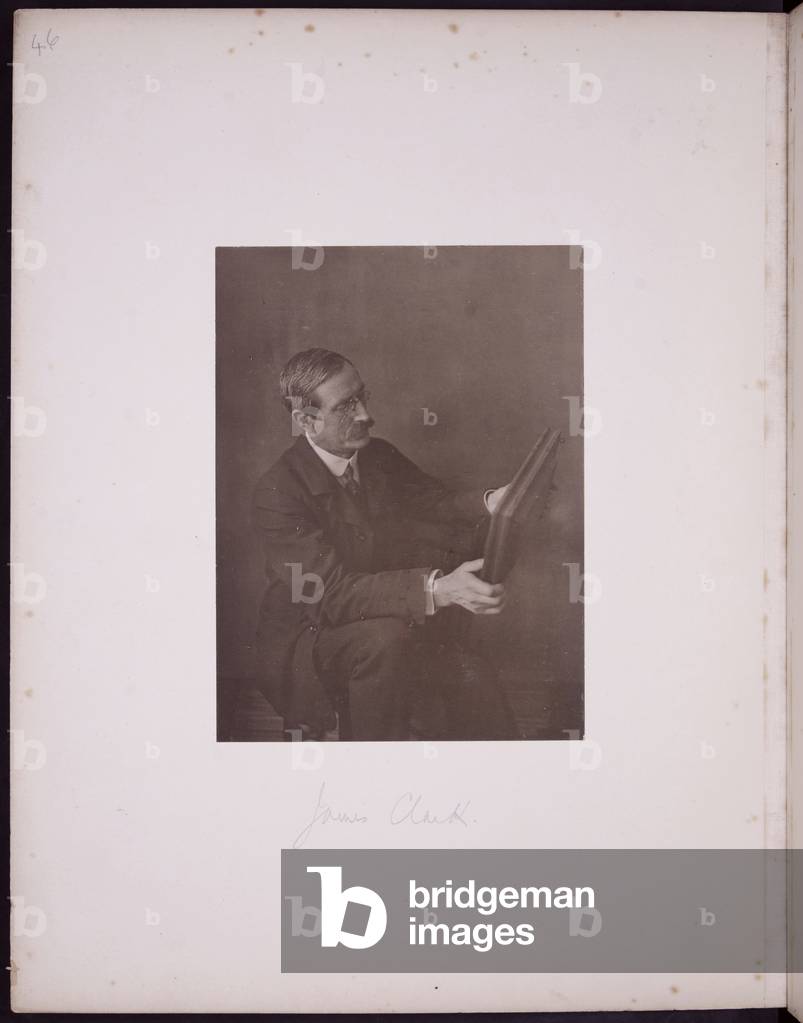 Portrait of James Clark, c.1903 (b/w photo)