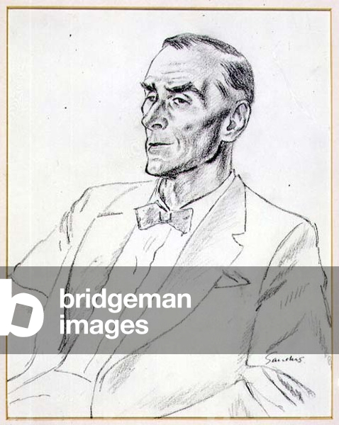 Immagine di Disegno "Donald McMorran (matita su carta)", 20th Secolo di Christopher Cavania Sanders