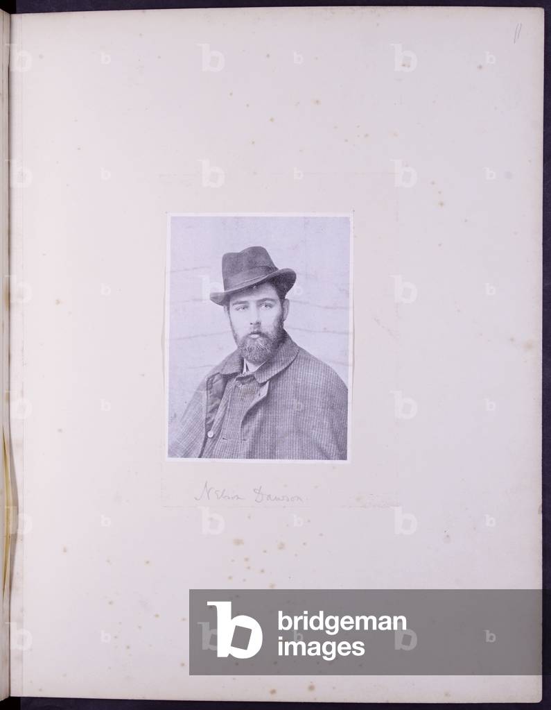 Portrait of Nelson E Dawson, c.1900 (b/w photo)