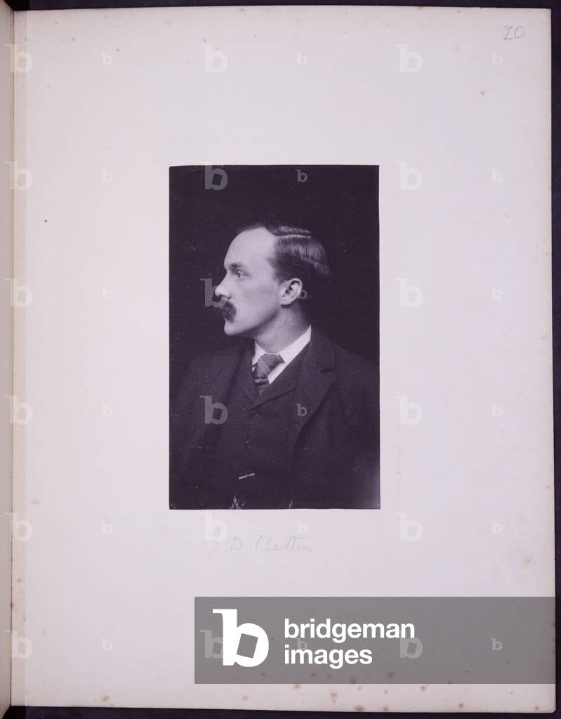 Portrait of JD Batten, c.1900 (b/w photo)