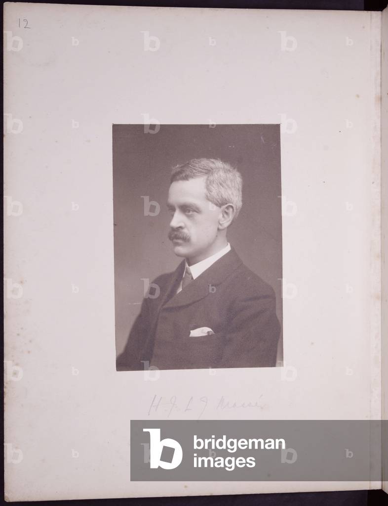 Portrait of HJ Massé, c.1900 (b/w photo)