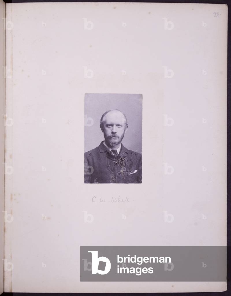 Portrait of Christopher Whall, c.1900 (b/w photo)