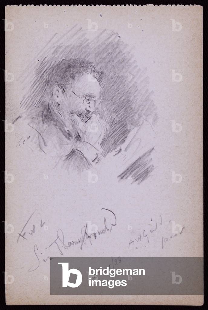 Portrait of Sir Thomas Arnold, 1928 (pencil on paper)