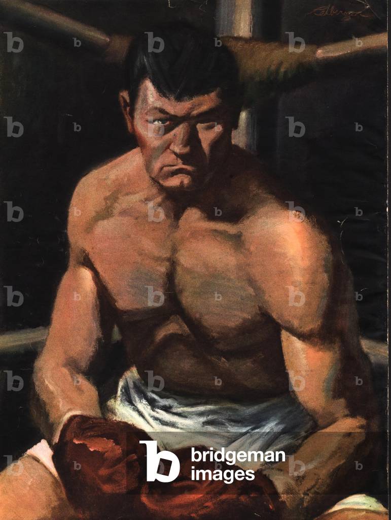boxing, 1940s (print)