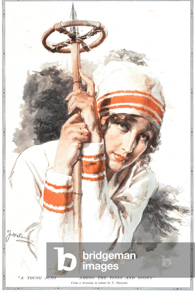 Skiing Magazine, advert, UK, 1930s