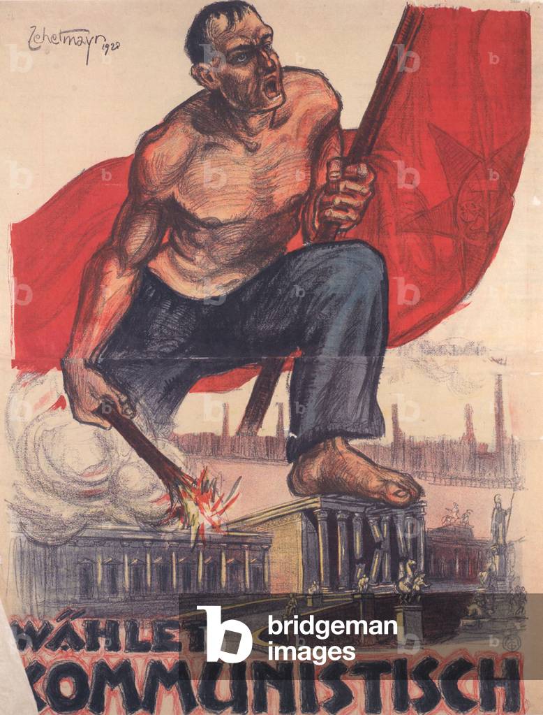 Communist, poster, Austria, 1920s