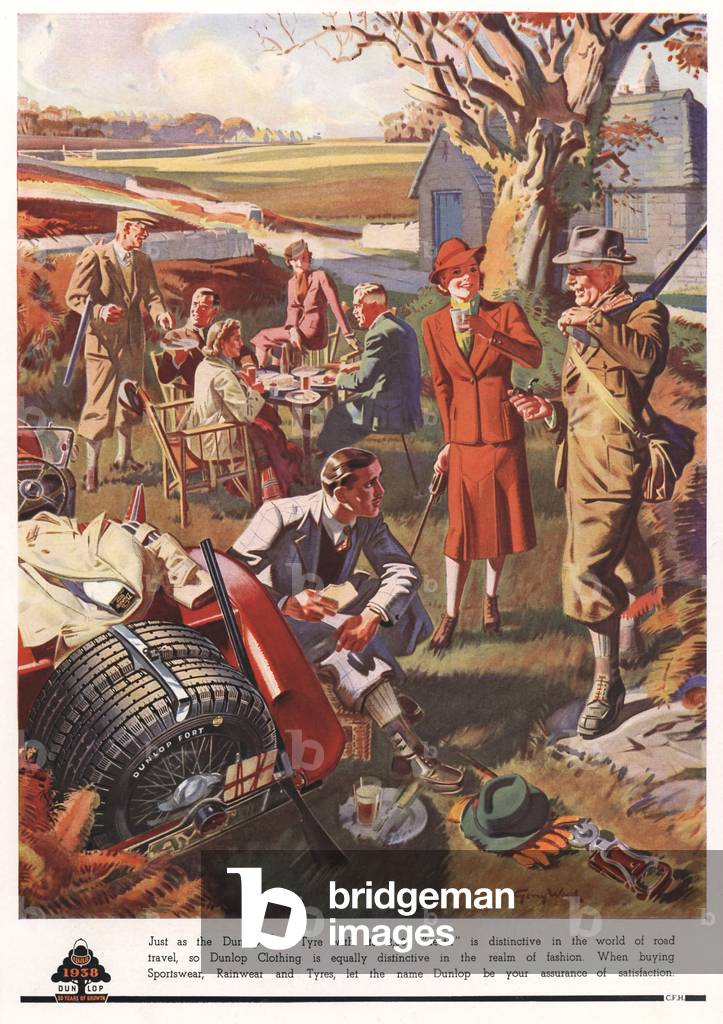 Dunlop Magazine, advert, UK, 1930s