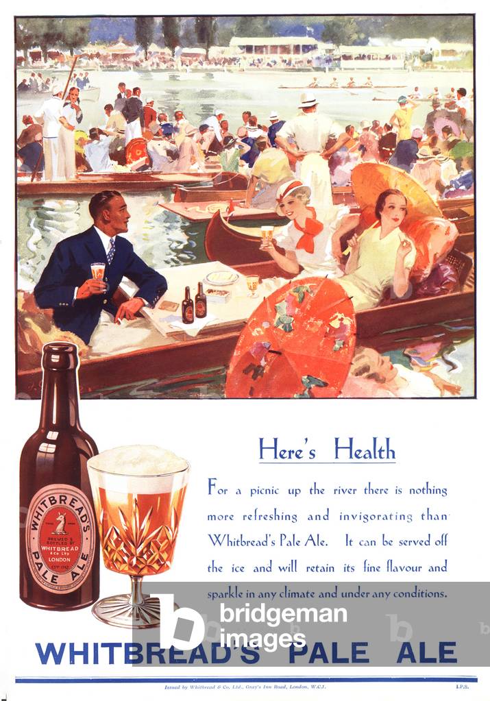 Whitbread Beer Magazine, advert, UK, 1930s