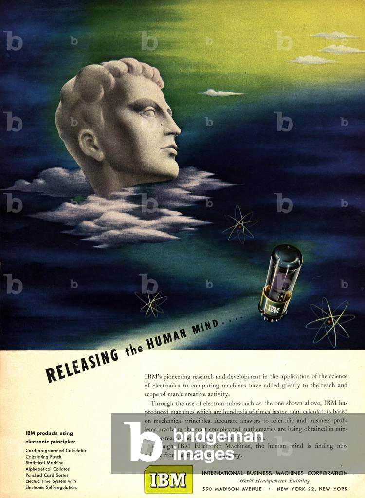 IBM Magazine, advert, USA, 1940s