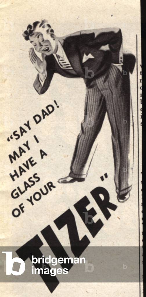 tizer drinks, UK, 1950s, (print)