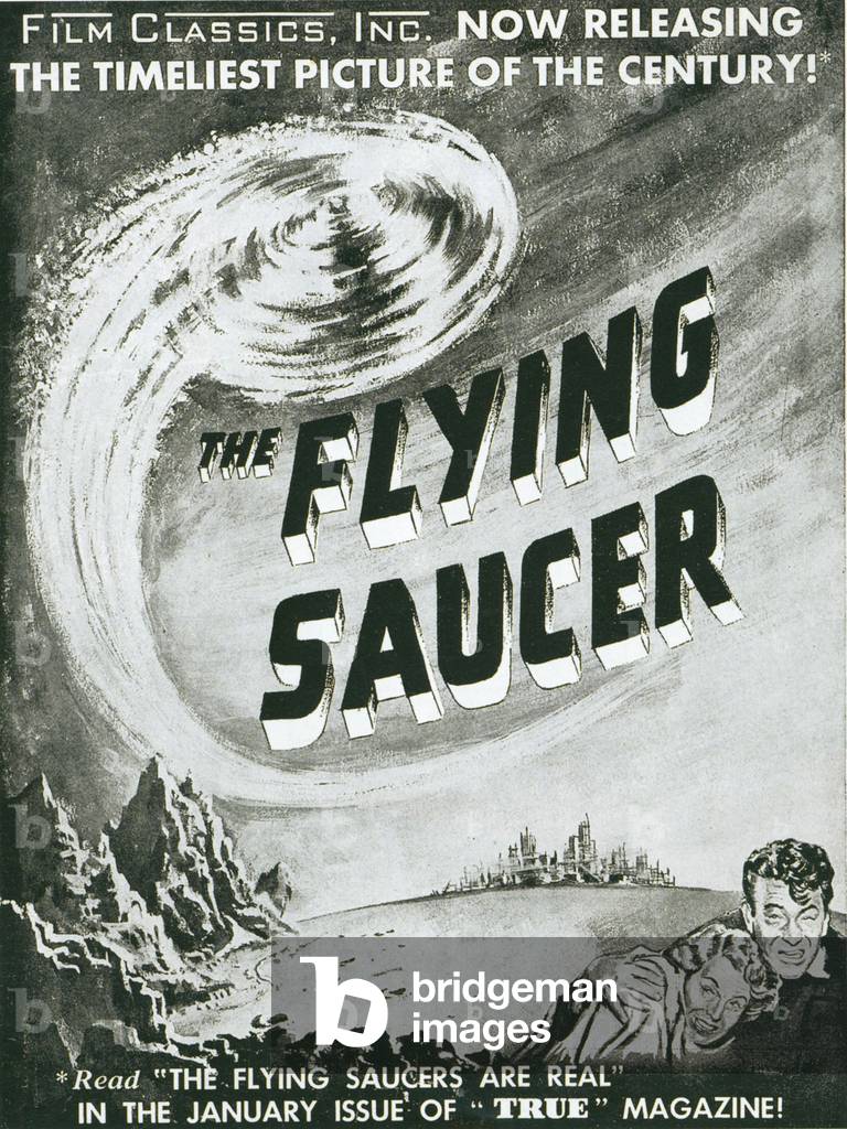 The Flying Saucers Magazine, advert, USA, 1950s