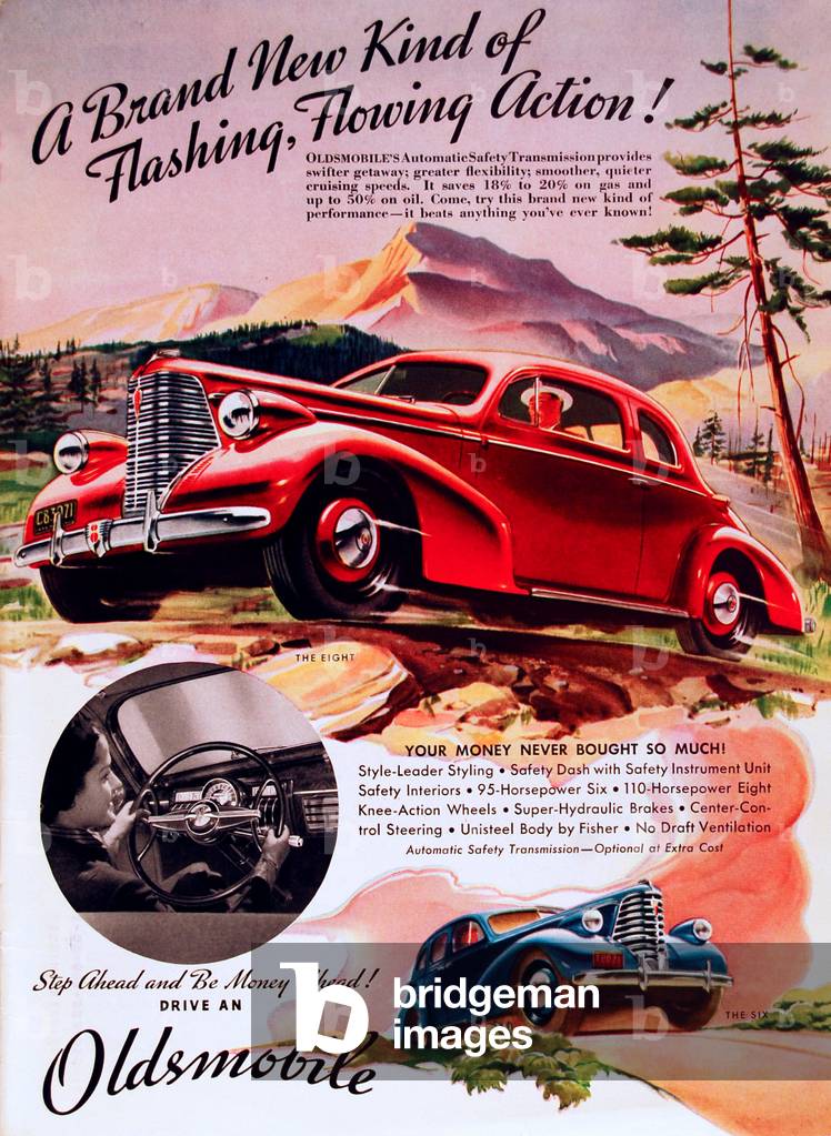 Oldsmobile Magazine Advert, USA, 1930s