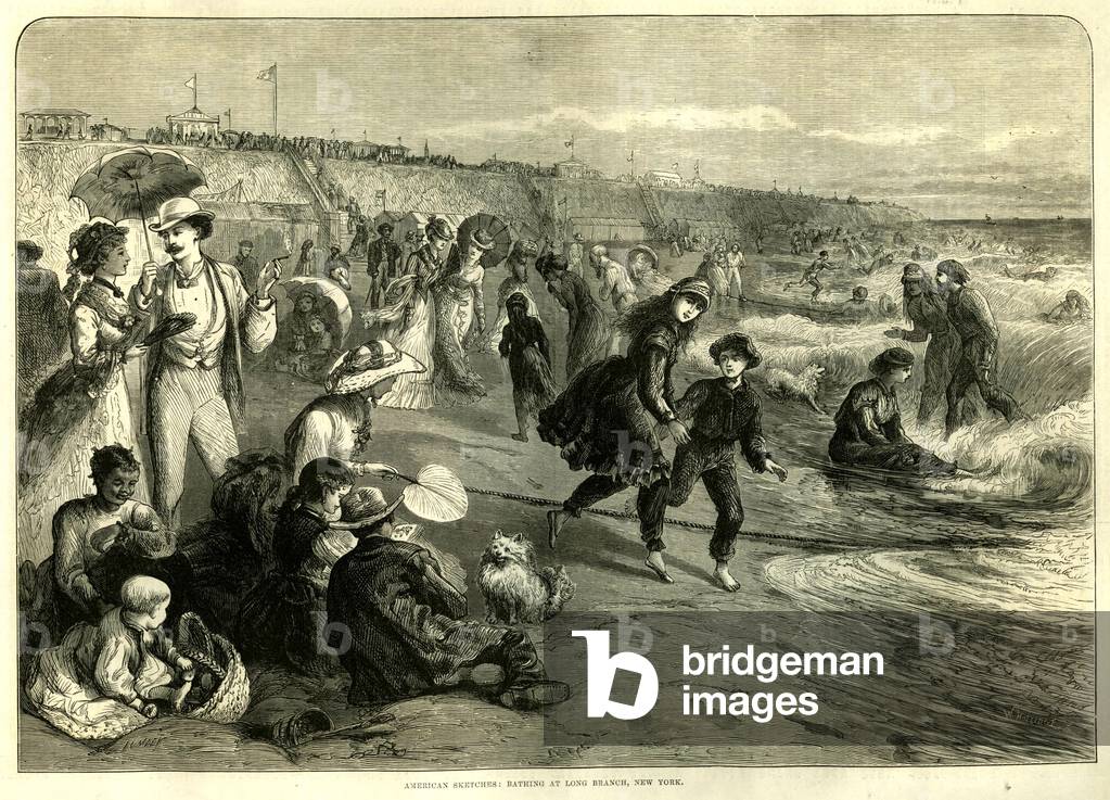 Long Branch, New York Magazine Plate, UK, 1870s