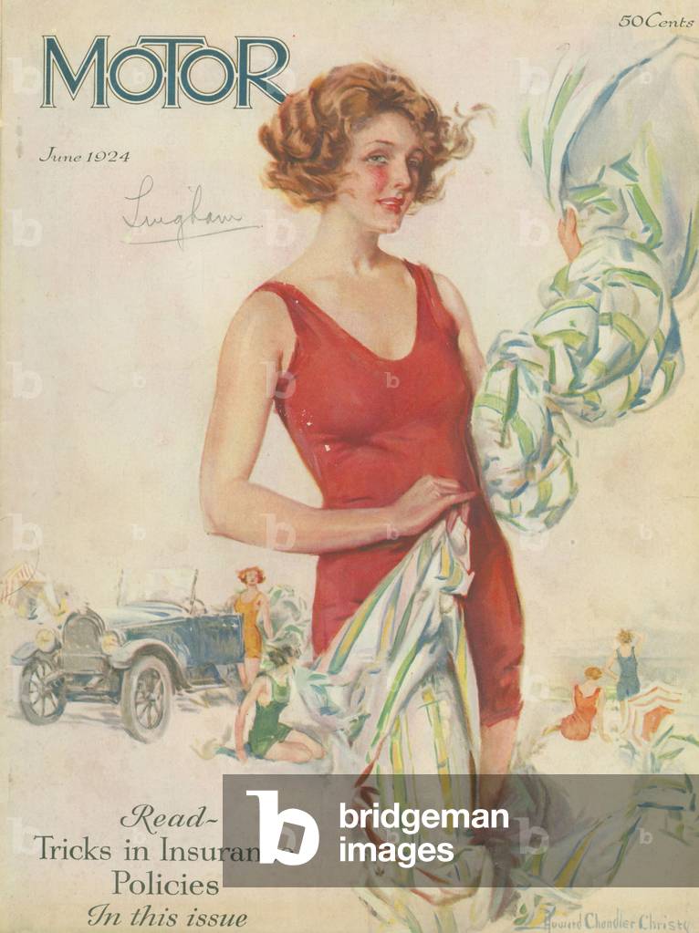 Motor Magazine Cover, USA, 1920s