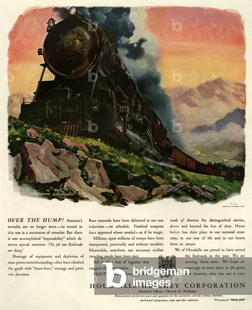 Houdaille Hershey Corporation Magazine Advert, USA, 1940s