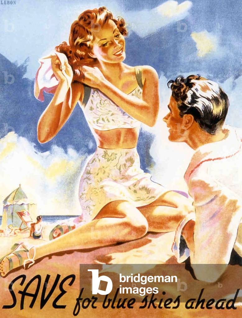 Savings Poster, UK, 1950s