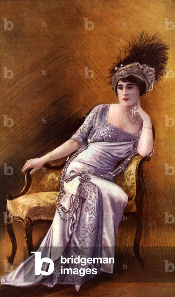 Womens Fashion Magazine Plate, UK, 1910s