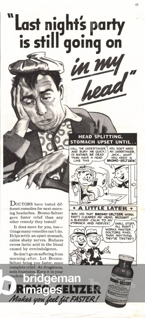 Bromo seltzer, 1948 (print)