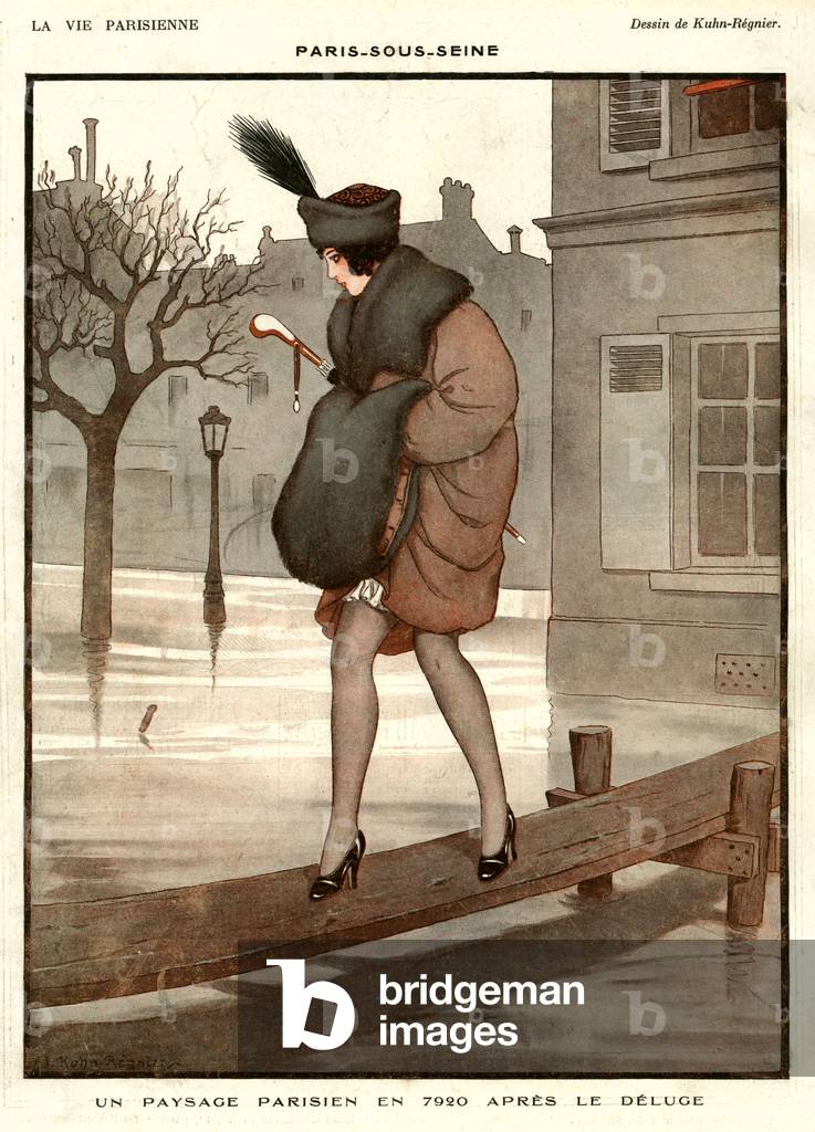 La Vie Parisienne Magazine Plate, France, 1920s (print)