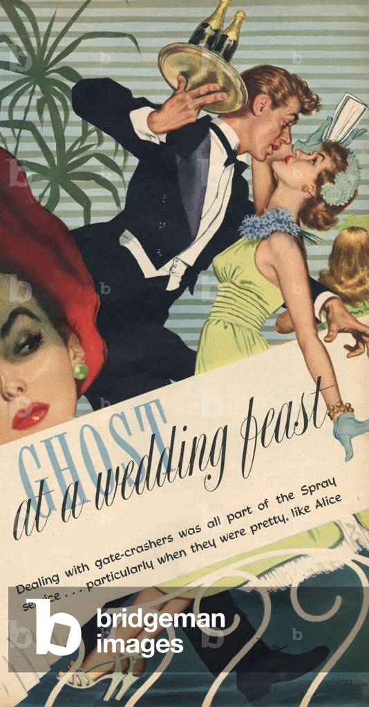 At the Wedding Party, Magazine Plate, UK, 1950s