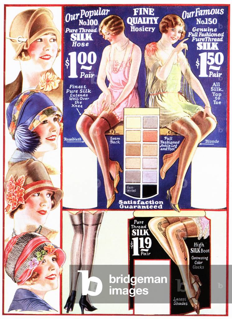 1920s Ladies Fashion Catalogue/ Brochure Plate, USA, 1920s
