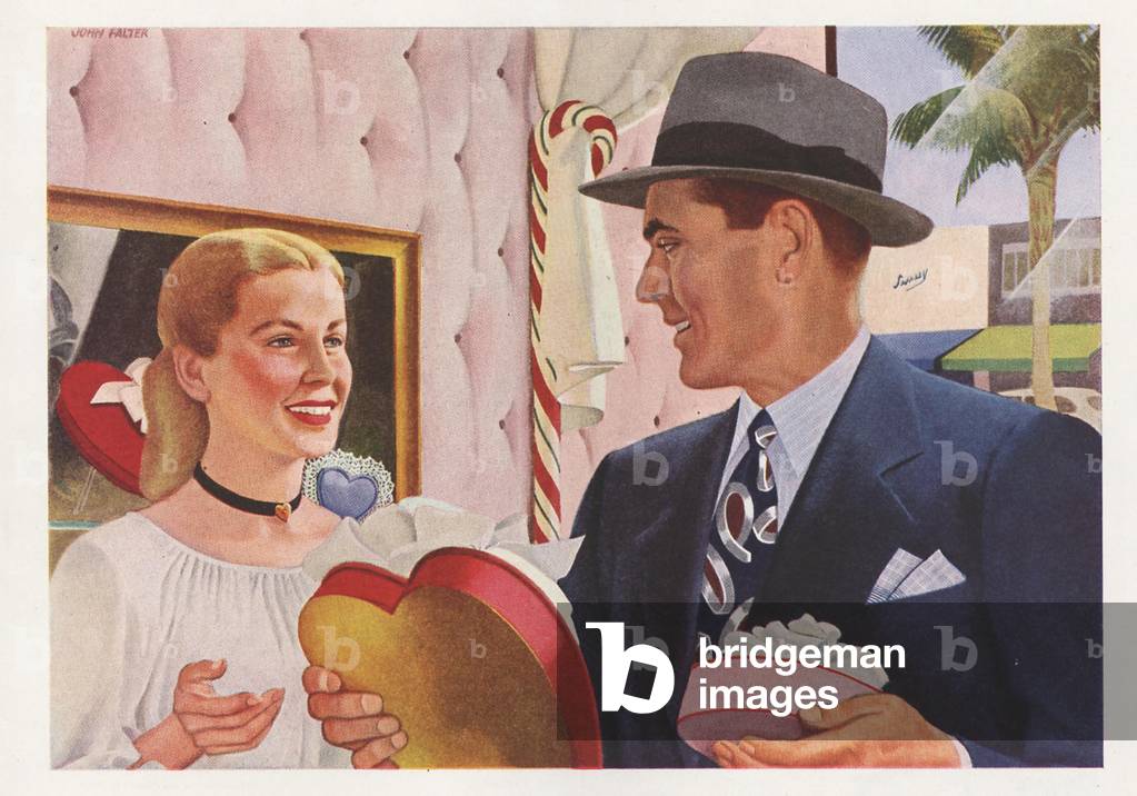 Arrow Magazine, advert (detail), USA, 1940s