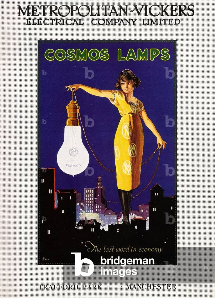 Cosmos Lightbulbs Lamps, 1920s