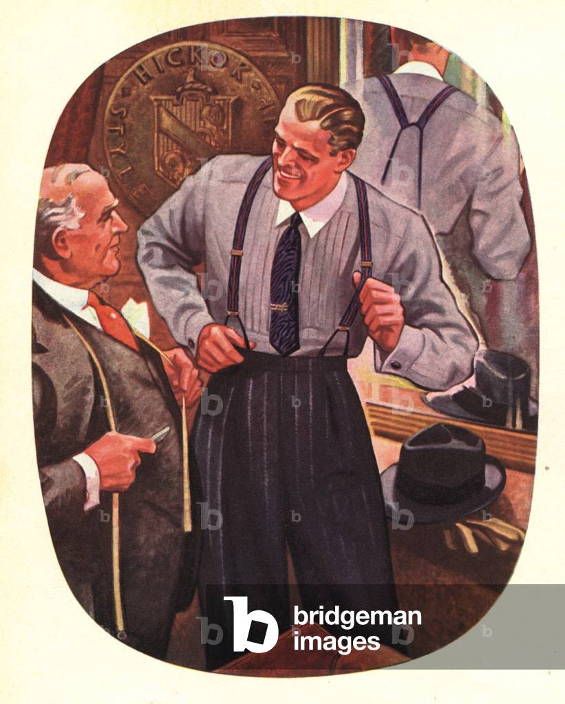 At the Tailors Magazine, advert, USA, 1940s