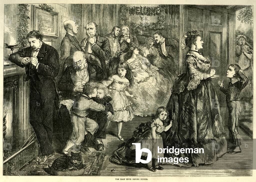 Before Dinner Magazine Plate, UK, 1870s