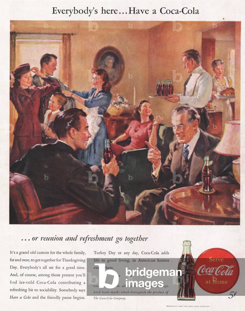 Coca-Cola Magazine, advert, USA, 1940s