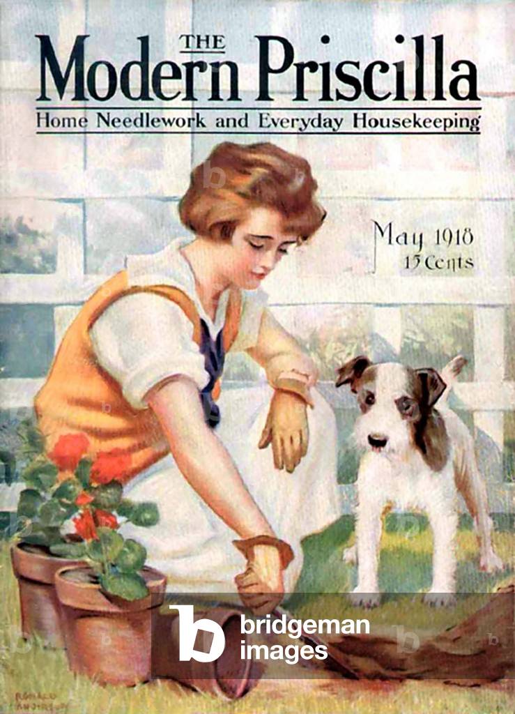 The Modern Priscilla Magazine Cover, USA, 1910s