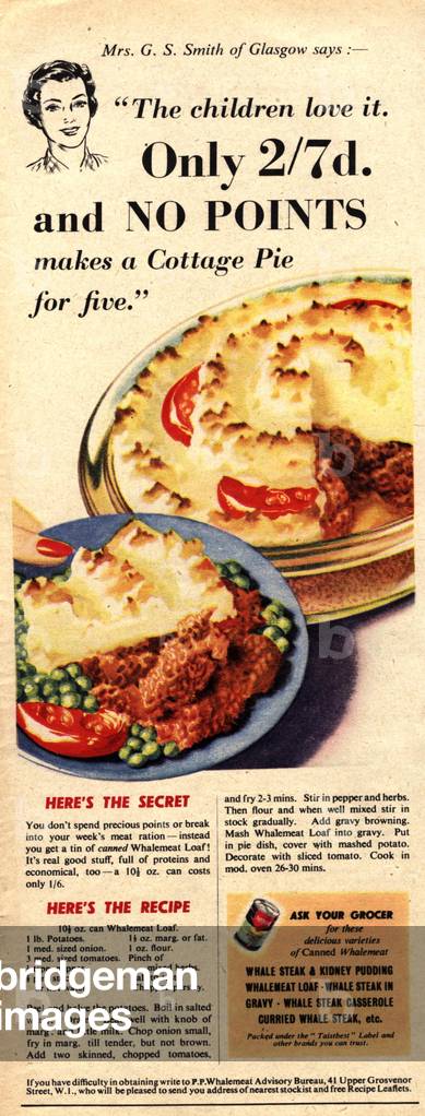 Rationing Magazine, advert, UK, 1940s