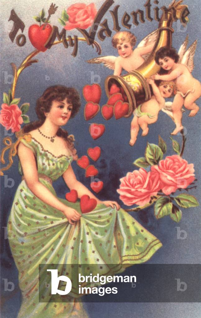 Valentines Day Greetings Card, UK, 1900s