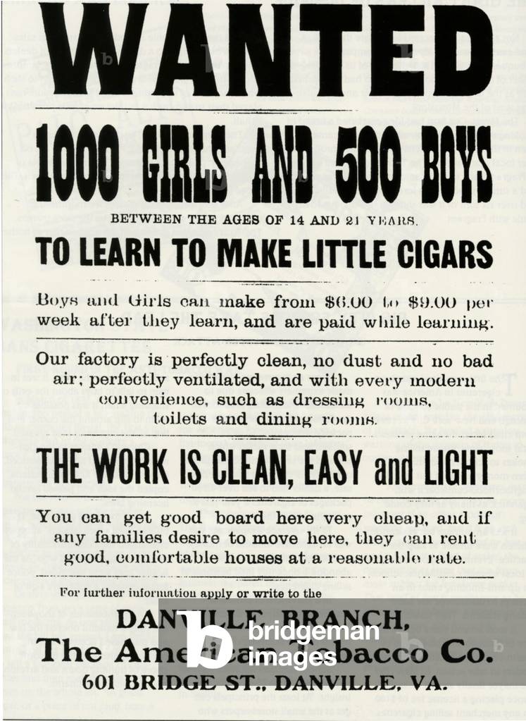 The American Tobacco Company Poster, USA, 1900s