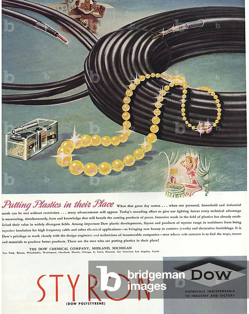 Dow Magazine Advert, USA, 1950s