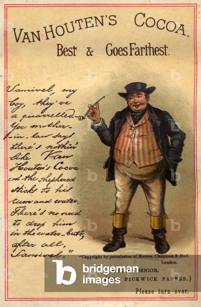 Van Houten's Cocoa Magazine Advert, UK, 1890s